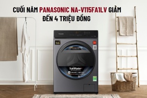 Giá máy giặt Panasonic NA-V115FA1LV cuối năm 2025 giảm mạnh hơn 4 triệu đồng