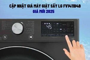 Giá máy giặt sấy LG FV1411D4B cập nhật mới nhất năm 2025, có đáng mua hay không?