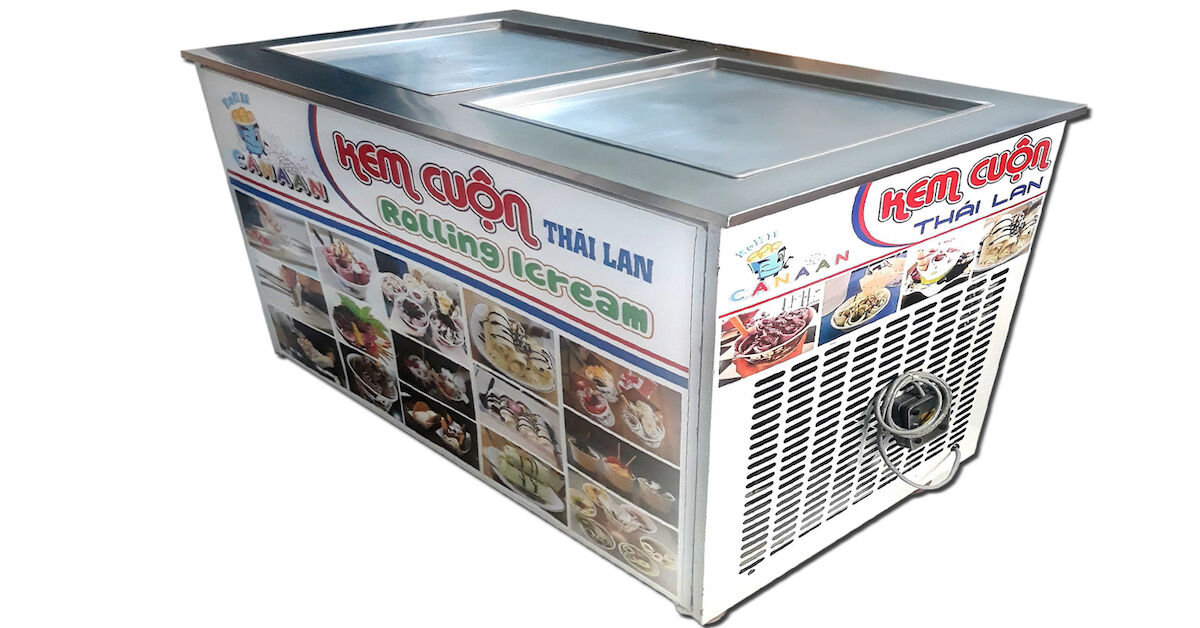 Giá máy làm kem cuộn bao nhiêu hiện nay trên thị trường?