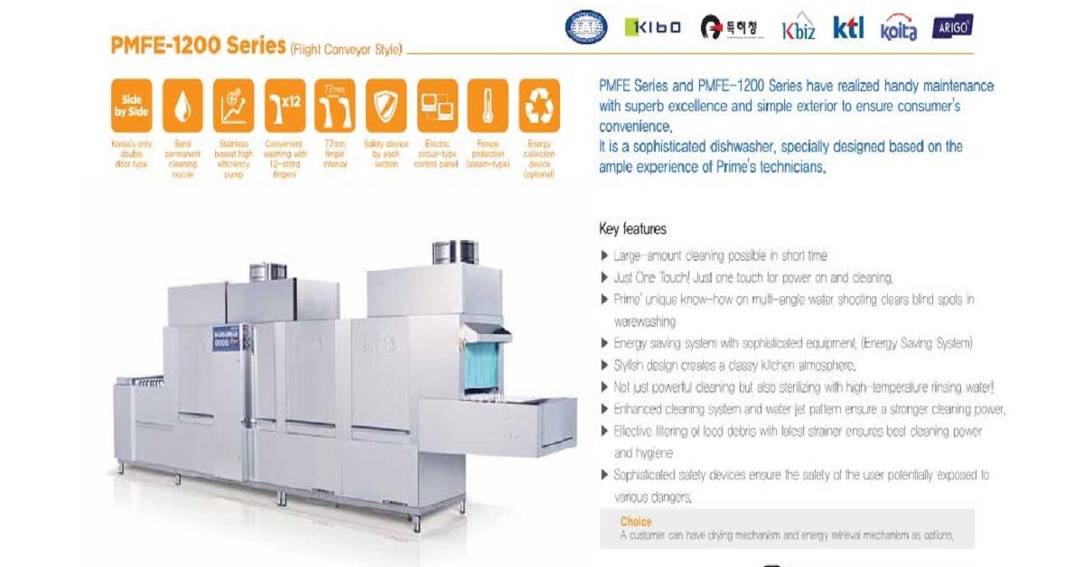 Giá máy rửa bát công nghiệp Prime PMFE-1800E bao nhiêu?