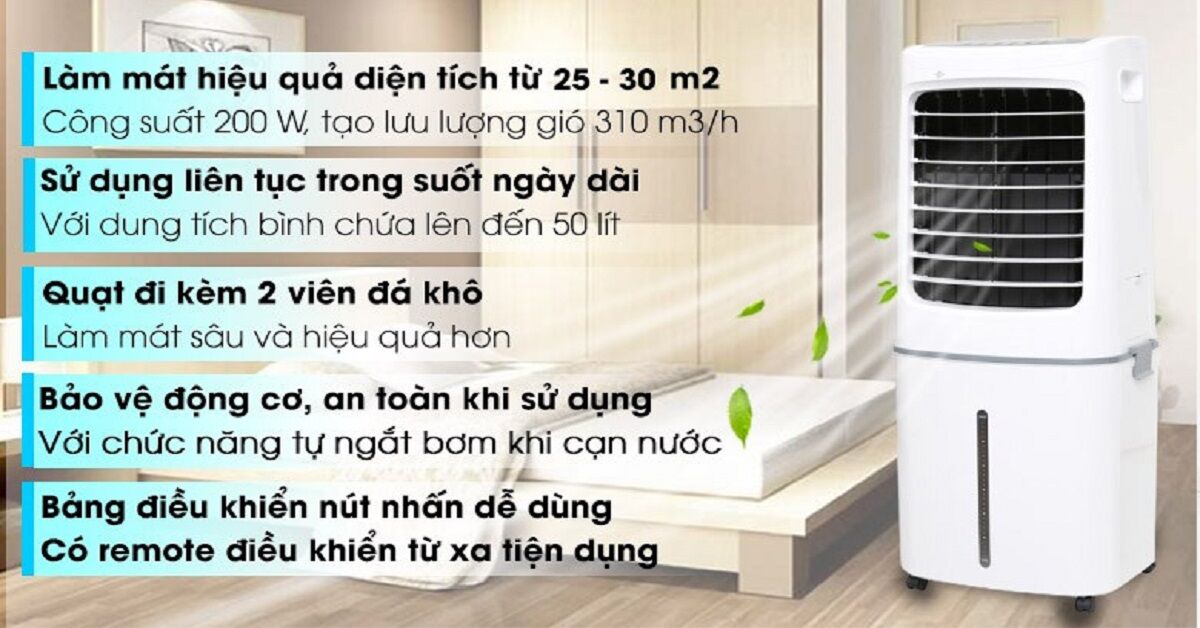 Giá quạt điều hòa Midea AC200-17JR bao nhiêu? Chất lượng như thế nào?