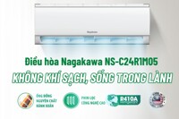 Giá siêu rẻ, điều hòa Nagakwa NS-C24R1M05 làm mát hiệu quả cho phòng 30 - 40m2