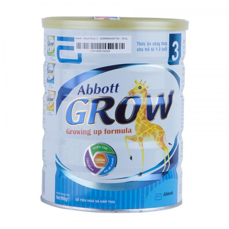Giá sữa bột Abbott Grow trong tháng 9/2017 là bao nhiêu tiền ?