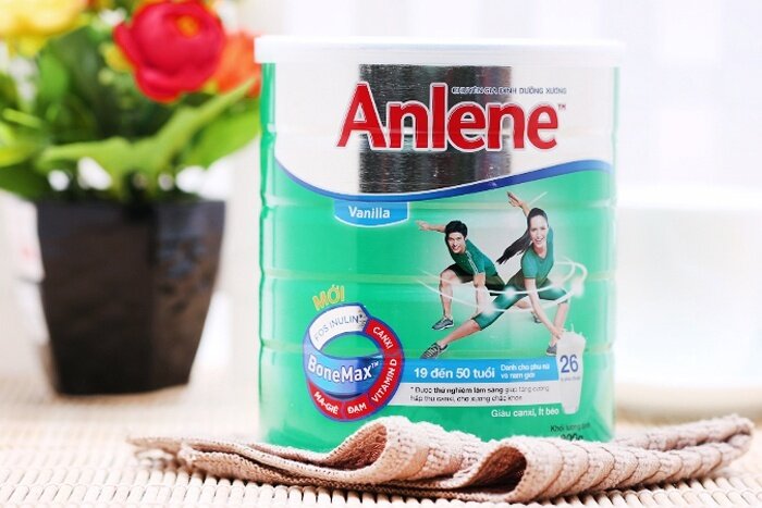 Giá sữa bột Anlene mới nhất trong tháng 7/2017 là bao nhiêu tiền?