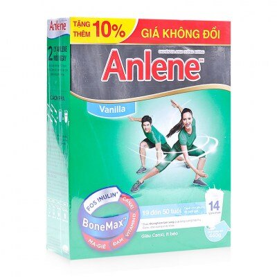 Giá sữa bột Anlene trong tháng 9/2017 là bao nhiêu ?