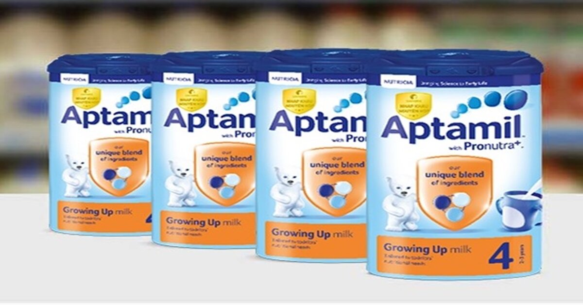 Giá sữa bột Aptamil cập nhật tháng 6/2018