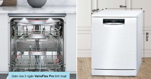Giải đáp chi tiết về dòng máy rửa bát Bosch SMS88TW02M
