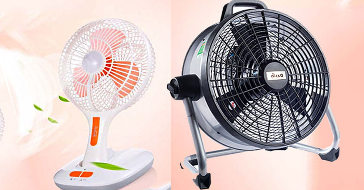 Giải đáp: Nên chọn quạt ắc quy hay quạt tích điện?