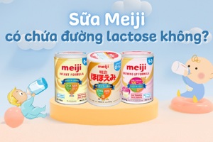 Giải đáp thắc mắc: Thành phần sữa Meiji có Lactose không