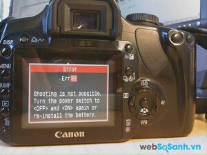 Giải quyết các vấn đề thường xảy ra với máy ảnh Canon