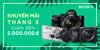 Giảm giá tới 2 TRIỆU ĐỒNG - Mua máy ảnh và ống kính Sony chưa bao giờ rẻ đến thế