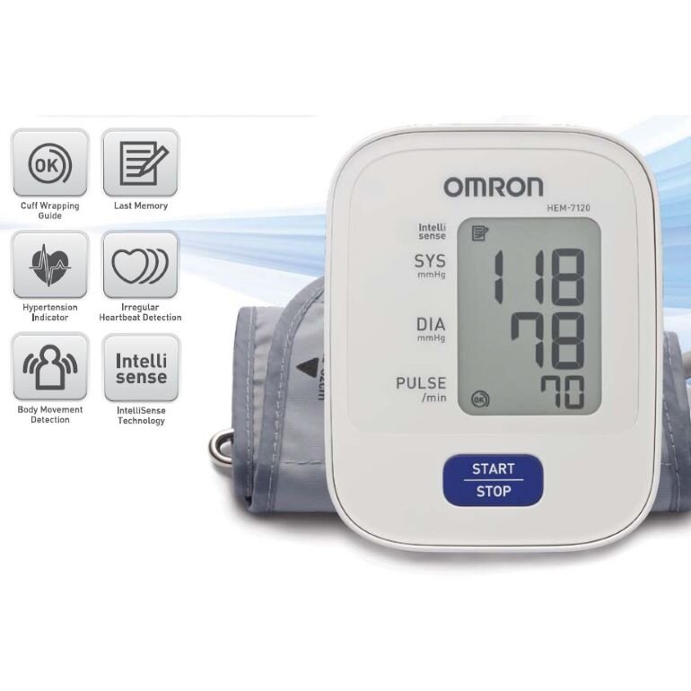 máy đo huyết áp bắp tay Omron