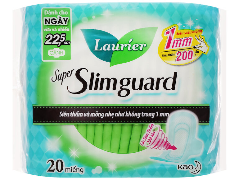 Băng vệ sinh có cánh Laurier Super Slimguard