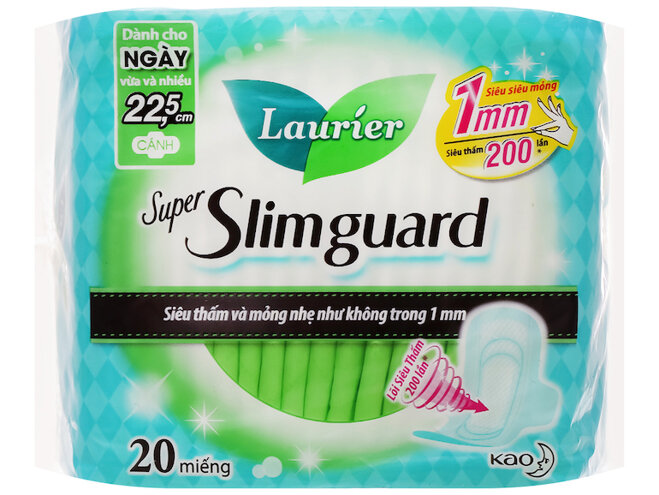 Băng vệ sinh có cánh Laurier Super Slimguard