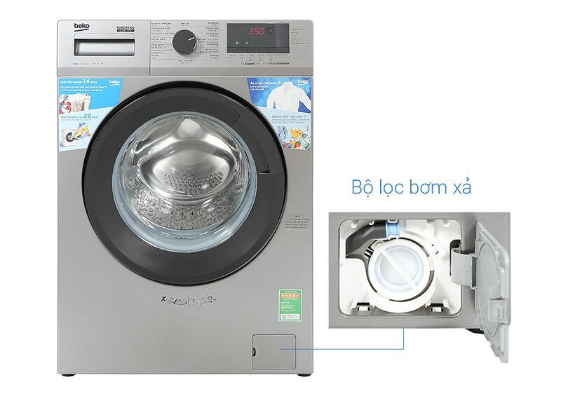 đánh giá máy giặt Beko 8kg giá rẻ