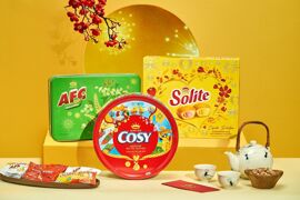 Gợi ý 15 hộp bánh kẹo Tết 2025 "sang, xịn, mịn" giá lại tốt để biếu tặng