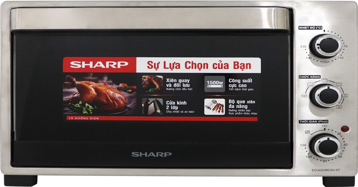 Gợi ý 3 dòng lò nướng Sharp bán chạy nhất năm 2022
