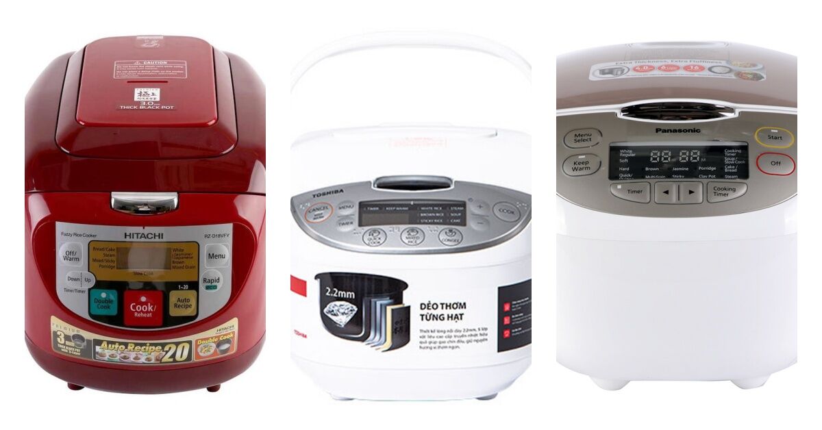 Gợi ý 4 dòng nồi cơm điện Nhật nấu cơm ngon nhất bạn nên mua