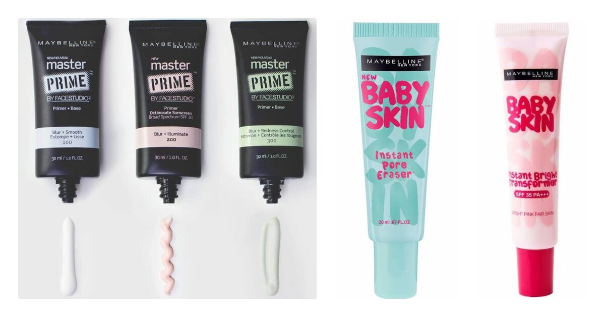 Gợi ý 5 dòng kem lót Maybelline hot nhất trong năm 2022