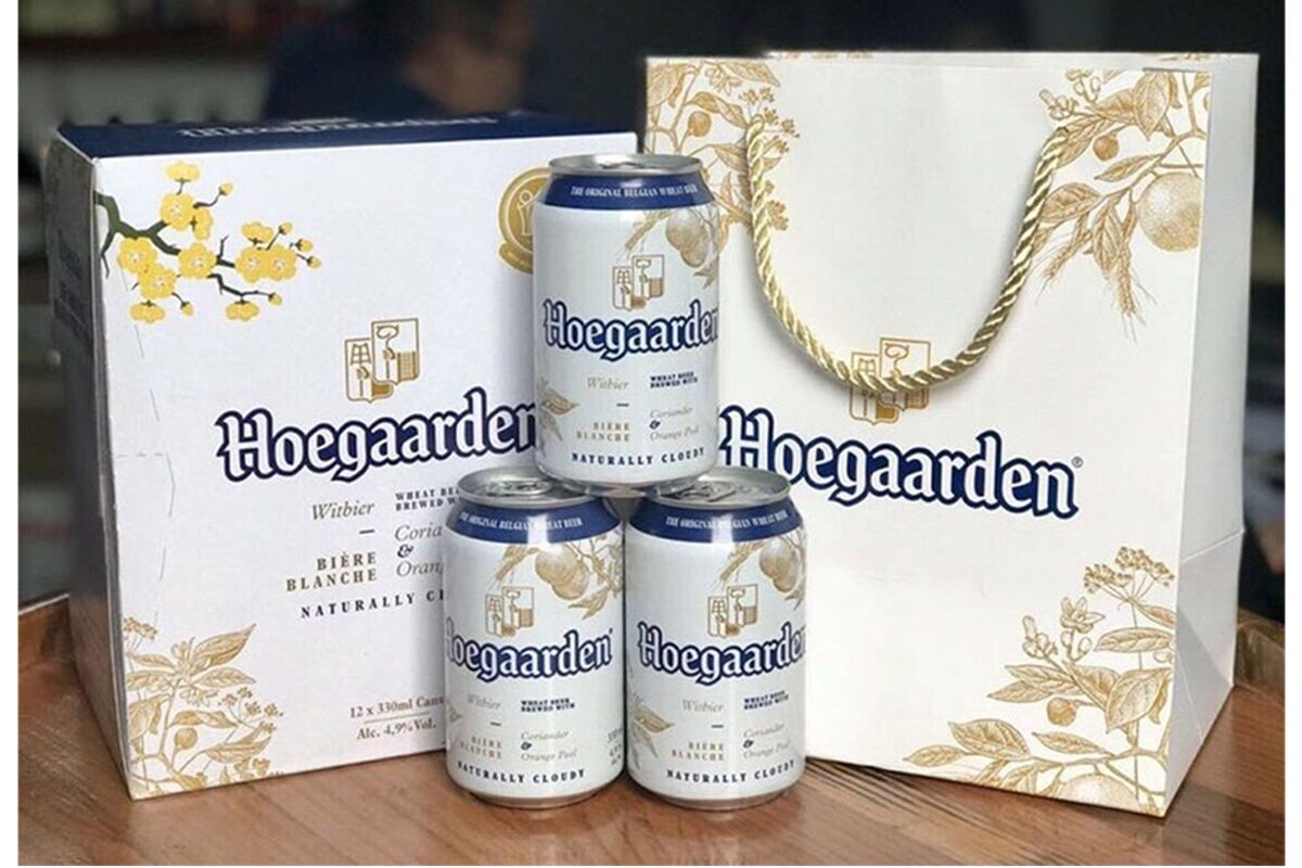 Gợi ý 6 vị bia Hoegaarden nhập khẩu Bỉ làm quà Tết 2025 rất sang trọng và chất lượng