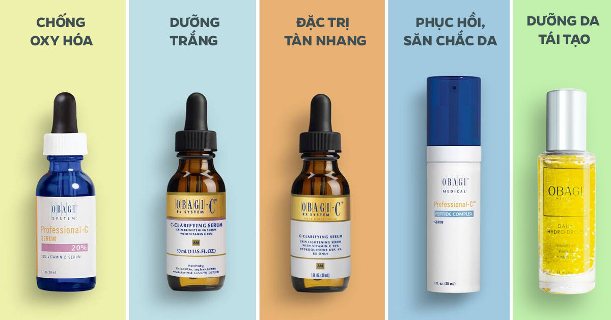 Gợi ý top 4 serum Obagi đáng tin dùng nhất hiện nay