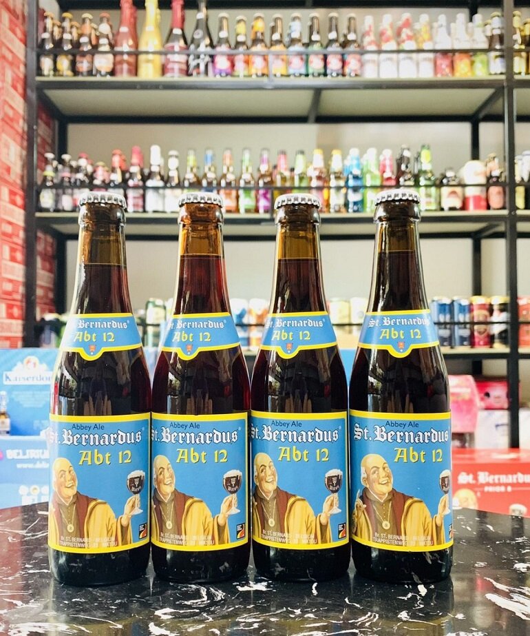 Bia St. Bernardus ABT 10% của Bỉ - Giá khoảng 95.000 vnd/ chai 330ml