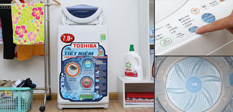 máy giặt 7 kg Toshiba AW-A800SV/WB