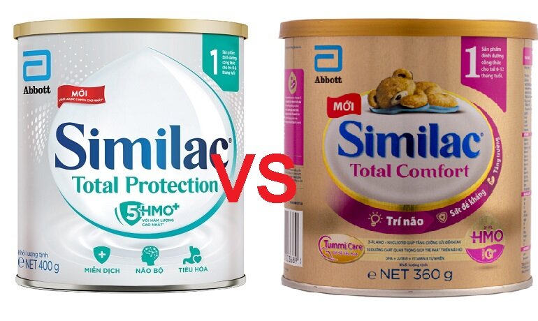 Sữa Similac Total Comfort và Similac Total Protection khác nhau ở điểm gì?