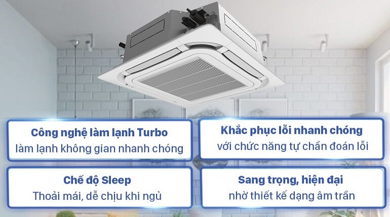 điều hoà âm trần Gree 2.5 HP GU71T/A‐K/GUL71W/A‐K