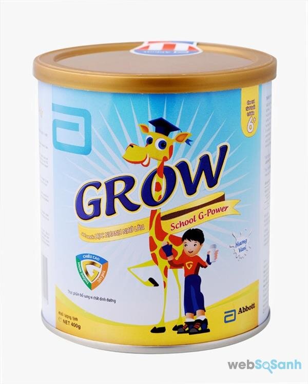 Grow School G-Power – Sữa công thức của Abbott Nutrition cho trẻ từ 6-10 tuổi