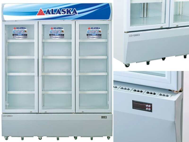 Tủ mát Alaska Inverter 3 cánh 1400 lít LCI-1200C3 đáng để mọi người lựa chọn