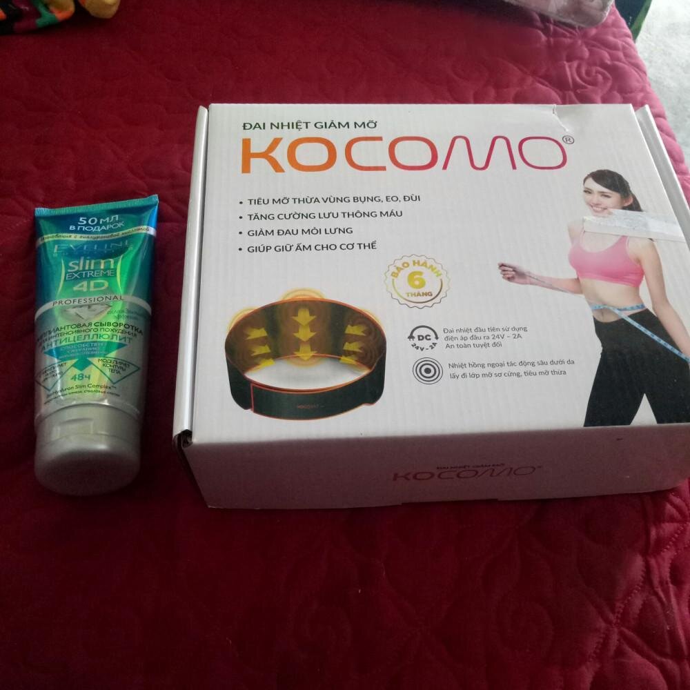 Đai nhiệt hồng ngoại giảm béo Kocomo