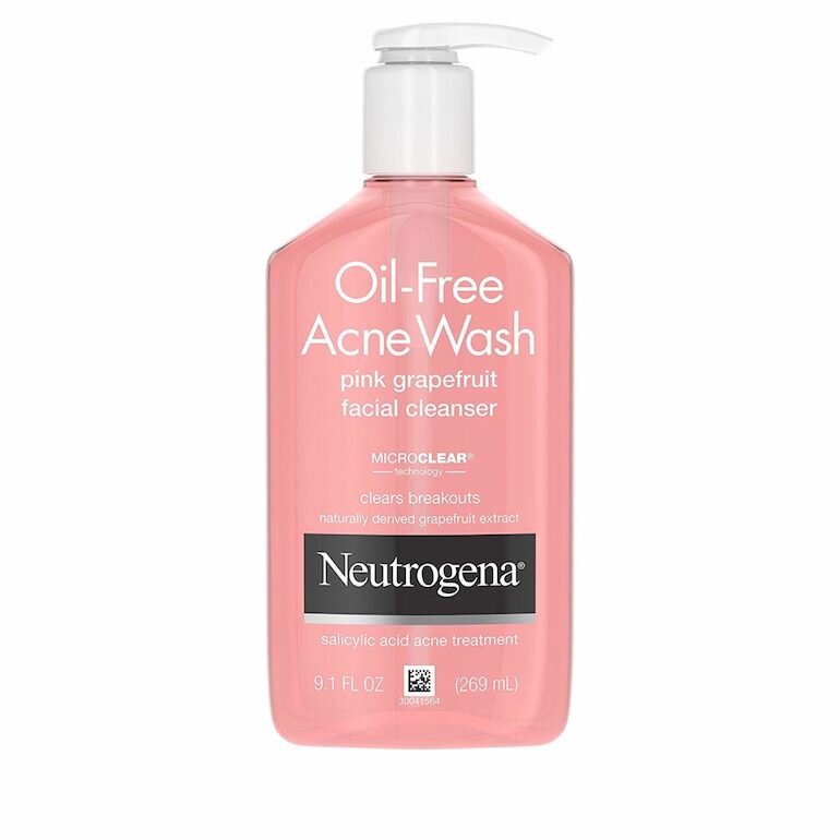 Sữa rửa mặt Neutrogena Oil Free Acne Wash Pink Grapefruit dạng gel