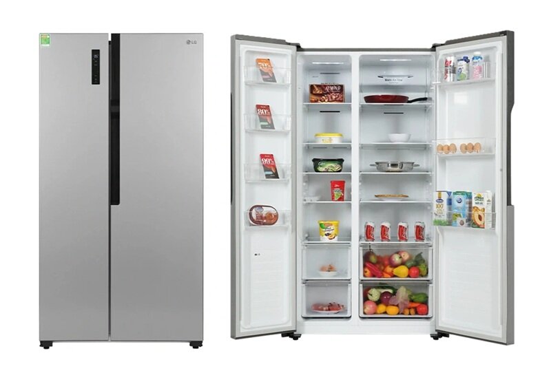 Top 4 tủ lạnh LG side by side giá từ 7 triệu đồng, có mẫu làm đá tự động, lấy nước bên ngoài