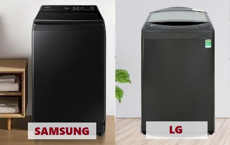 So sánh chi tiết máy giặt Samsung Inverter 14kg WA14CG5886BDSV và LG Inverter 14kg TV2514DV3B đáng mua 2025