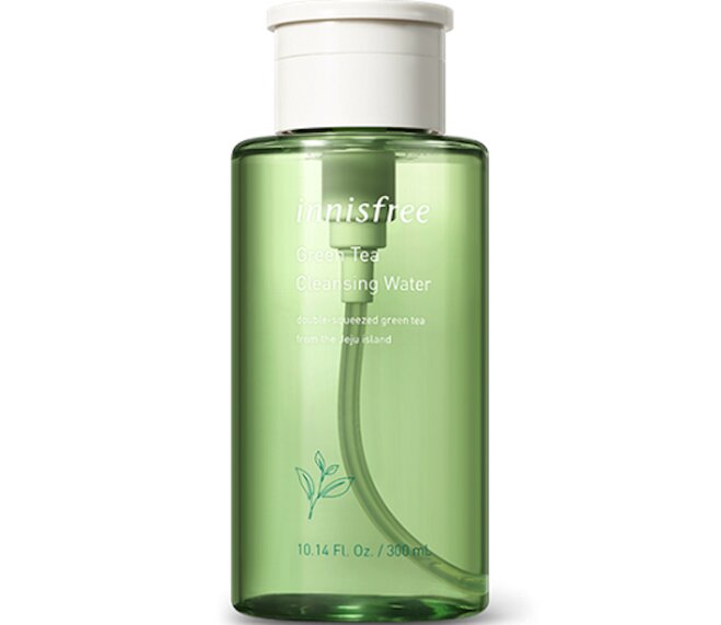 Innisfree Green Tea Cleansing Water is good for oily skin