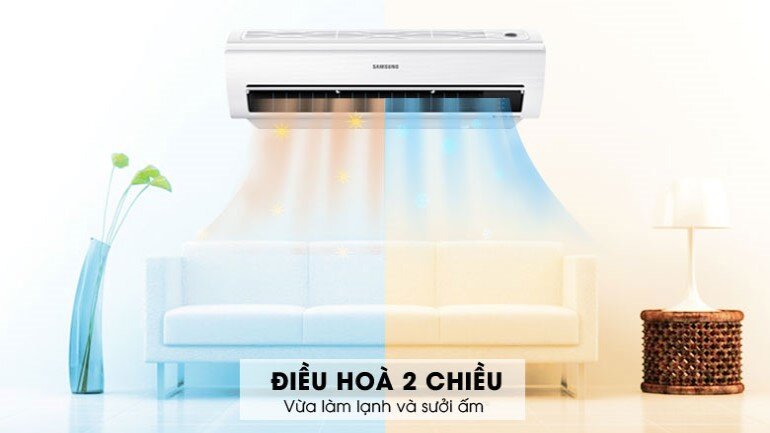 Điều hòa Samsung AR12MSFNJWKNSV 12000 BTU 2 chiều Inverter với các tính năng và công nghệ nổi bật vừa làm lạnh và sưởi ấm hiệu quả