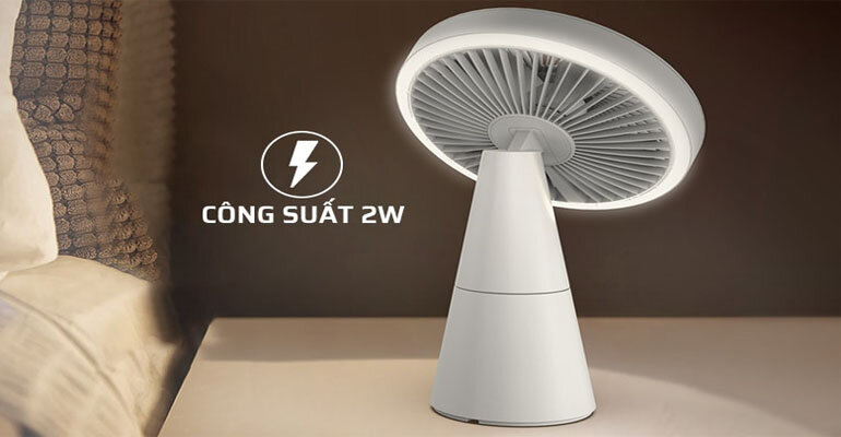 Đèn bàn tích hợp có thể điều chỉnh ở 3 mức độ sáng quạt tích điện mini để bàn 3 trong 1 Xixa