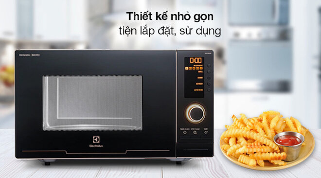 Lò vi sóng Electrolux EMS2382GRI với thiết kế nhỏ gọn