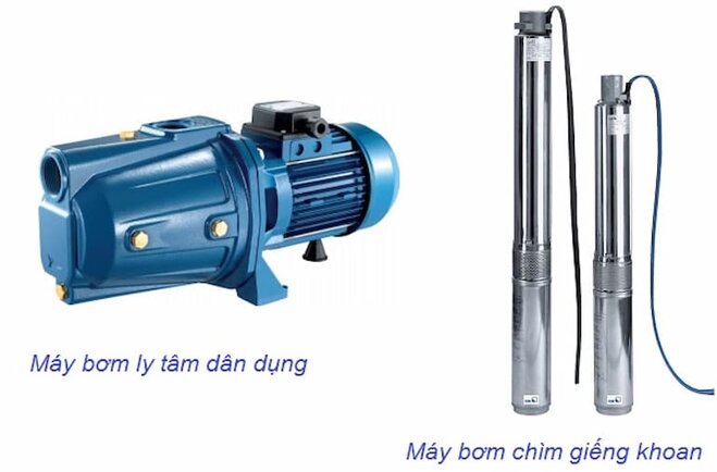 Phân loại máy bơm nước giếng khoan theo độ sâu