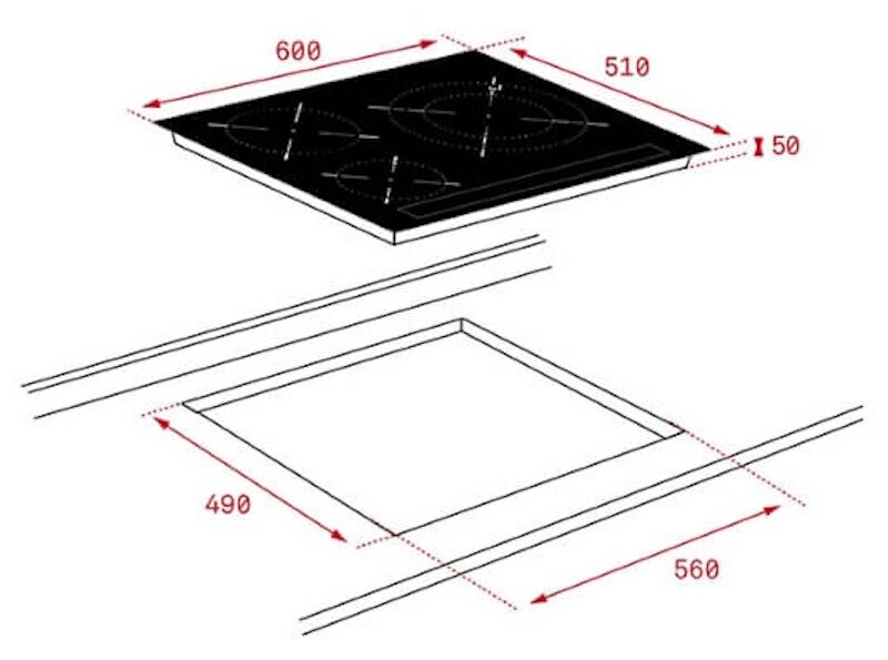 Bếp từ Teka IB-6315 trang bị công nghệ hiện đại và tính năng an toàn