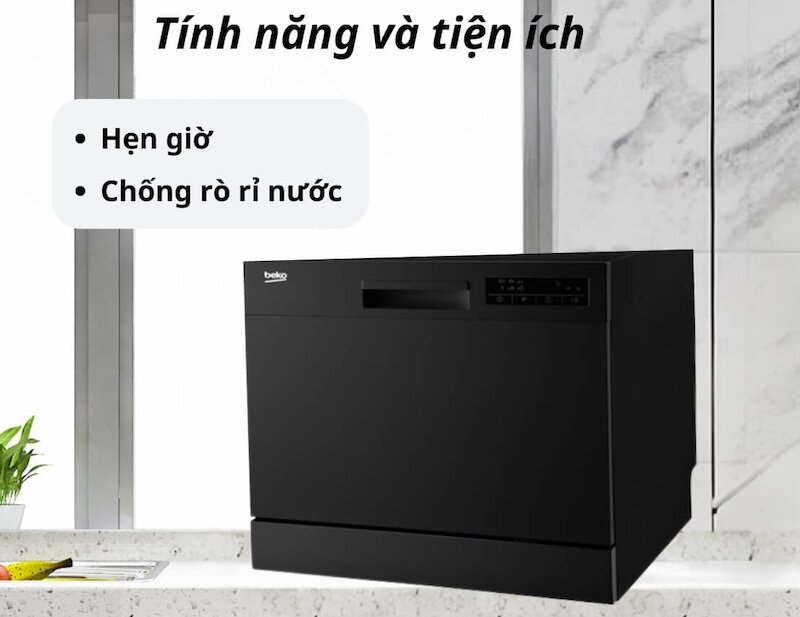 Bí mật phía sau vẻ ngoài nhỏ gọn máy rửa bát Beko DTC36610B