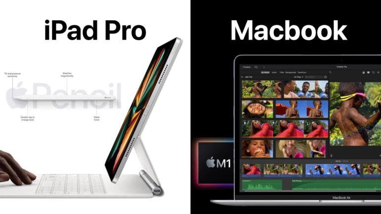 Nên mua iPad Pro hay Macbook air?