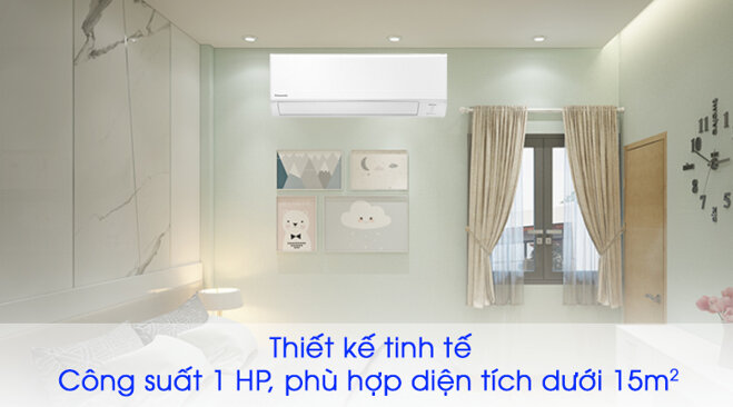 điều hòa panasonic 1 chiều inverter pu9ukh-8 9.000btu