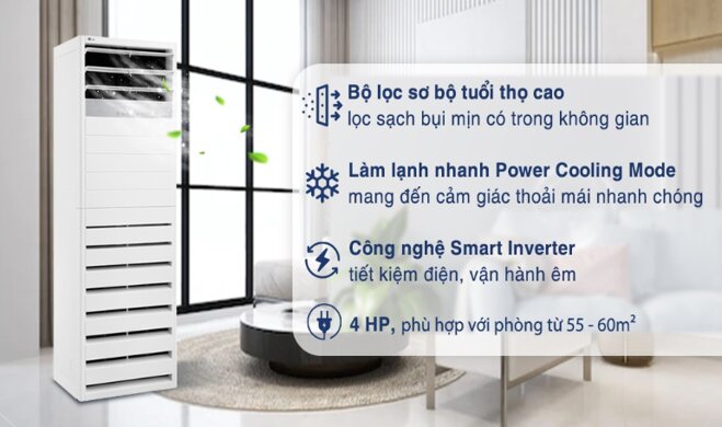 Máy lạnh cây LG 1 chiều 4.0 HP APNQ36GR5A4