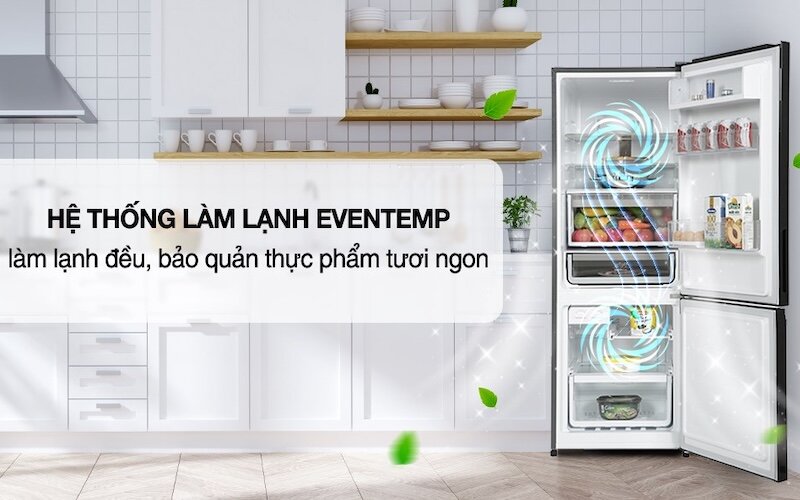 Khám phá tủ lạnh Electrolux Inverter 308 lít EBB3402K-H: Hiệu suất nâng tầm cuộc sống