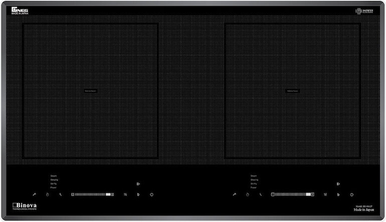 Giao diện bếp từ đôi Binova BI-966JP