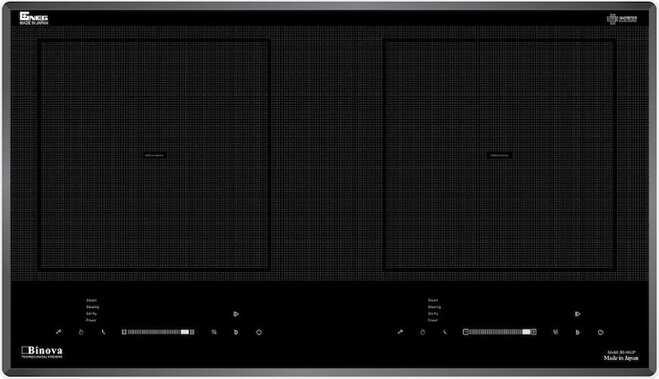 Giao diện bếp từ đôi Binova BI-966JP