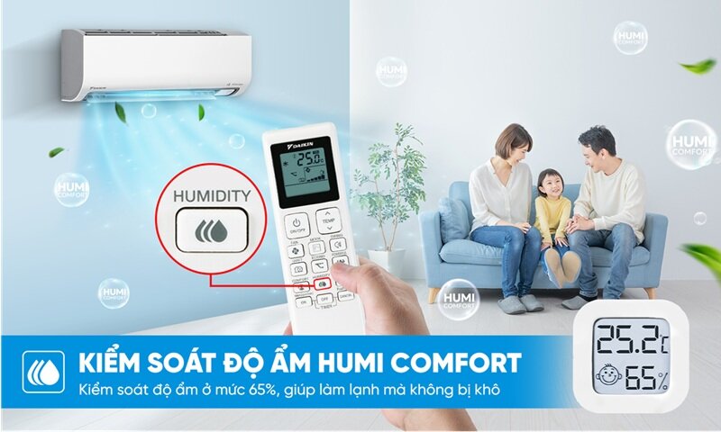 Đánh giá điều hòa Daikin FTKY25ZVMV: Kiểm soát độ ẩm, tinh lọc không khí, giá hợp lý!