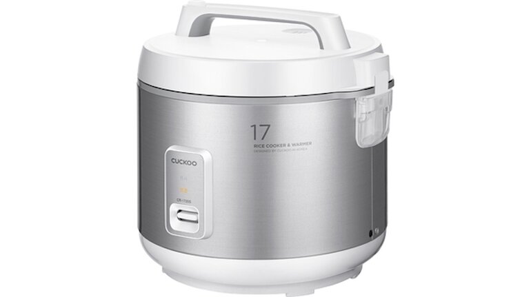 Nồi cơm điện Cuckoo CR-1720 có dung tích lớn 3 lít có thể nấu cơm cho khoảng trên 8 người ăn.